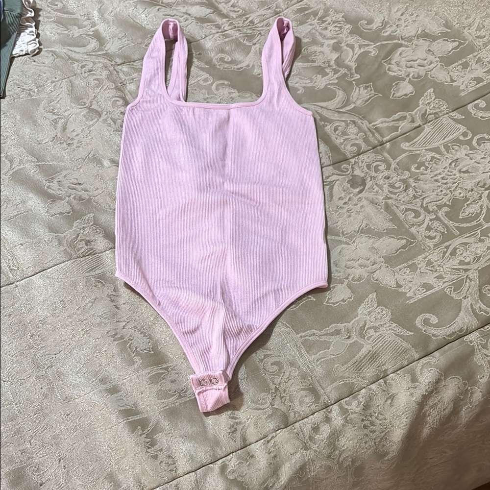 Bluenotes Pink Bodysuit One Piece
